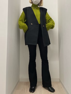 アンドウさん（レディース・161cm）の冬コーディネート