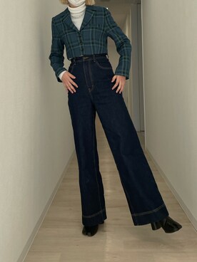 アンドウさん(レディース・161cm)の冬コーディネート