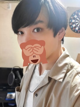 「UNIQLO（ユニクロ）のオープンカラーシャツ（半袖）（シャツ/ブラウス、ホワイト系）」を使った、アッキーさん（メンズ・168cm）の夏コーディネート