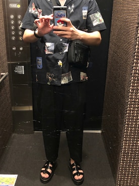 「BEN DAVIS（ベンデイビス）のアイテム（バッグ）」を使った、おもちさん（メンズ・175cm）の夏コーディネート
