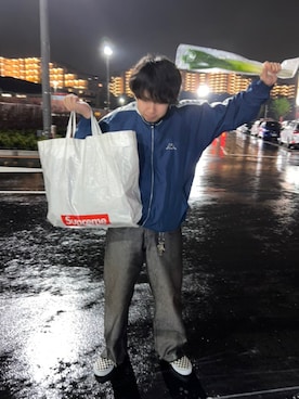 「ネギ」｜ふじりくさん（メンズ・166cm）の春コーディネート