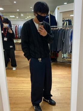 「友達」｜ふじりくさん（メンズ・166cm）の春コーディネート