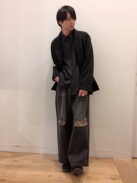 「SENSE OF PLACE by URBAN RESEARCH（センスオブプレイスバイアーバンリサーチ）のアイテム（ジャケット/アウター）」を使った、ShionSanさん（メンズ・174cm）の冬コーディネート