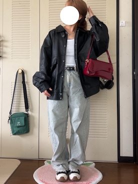 「アイテム（ジャケット/アウター）」を使った、モモ子さん（レディース・150cm）の秋コーディネート