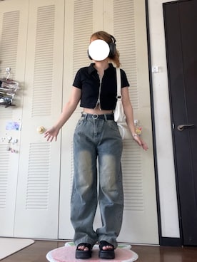 モモ子さん（レディース・150cm・20代）の秋コーディネート