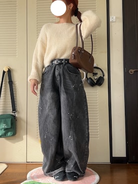 「PUMA（プーマ）のPUMA プーマ ユニセックス SPEEDCAT OG / スピードキャット OG スニーカー（スニーカー）」を使った、モモ子さん（レディース・150cm）の秋コーディネート