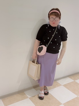 「LAROUTE（ラルート）のアイテム」を使った、麗園ファンタジー〇*ﾟさん（レディース・162cm）の夏コーディネート