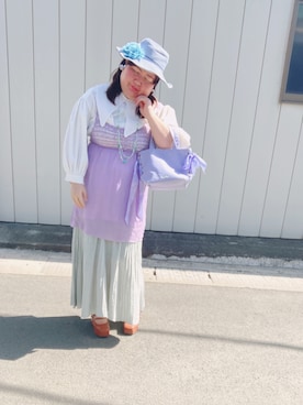 「fifth（フィフス）のアイテム（帽子）」を使った、麗園ファンタジー〇*ﾟさん（レディース・162cm）の春コーディネート