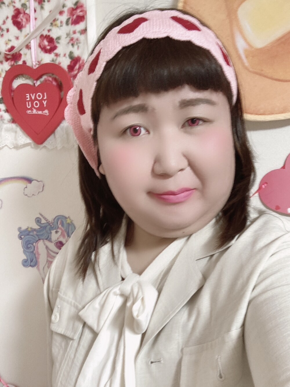 「ハート」｜「Te chichi TERRASSEの麻調CPOジャケット（その他アウター、ホワイト系）」を使った、麗園ファンタジー〇*ﾟさん（レディース・162cm）の冬コーディネートの1枚目の写真