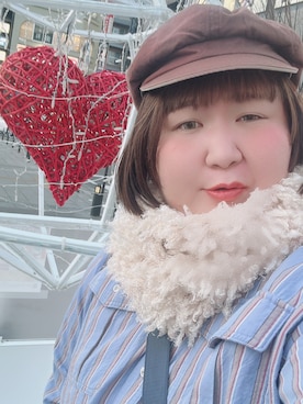 「ファースヌード」｜麗園ファンタジー〇*ﾟさん（レディース・162cm）の冬コーディネート