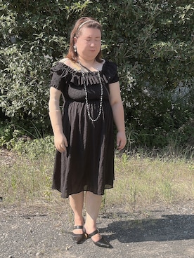 「アイテム（パンプス）」を使った、麗園ファンタジー〇*ﾟさん（レディース・162cm）の夏コーディネート