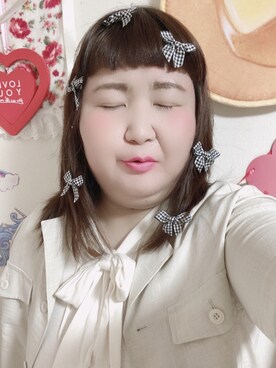 「Te chichi TERRASSE（テチチテラス）のアイテム（その他アウター）」を使った、麗園ファンタジー〇*ﾟさん（レディース・162cm）の冬コーディネート