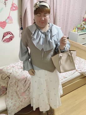 「&. NOSTALGIA（アンドドットノスタルジア）のアイテム（バッグ）」を使った、麗園ファンタジー〇*ﾟさん（レディース・162cm）の秋コーディネート