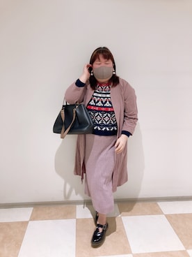 「emi+（エミプラス）のアイテム（トップス）」を使った、麗園ファンタジー〇*ﾟさん（レディース・162cm）の冬コーディネート