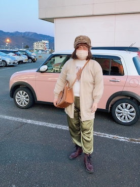 「and it_（アンドイット）のアイテム（帽子）」を使った、麗園ファンタジー〇*ﾟさん（レディース・162cm）の春コーディネート