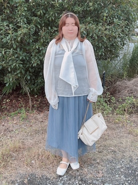 麗園ファンタジー〇*ﾟさん（骨格ストレート・レディース・162cm）の秋コーディネート