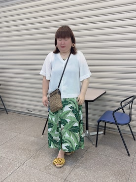 「アイテム（イヤリング）」を使った、麗園ファンタジー〇*ﾟさん（レディース・162cm）の夏コーディネート