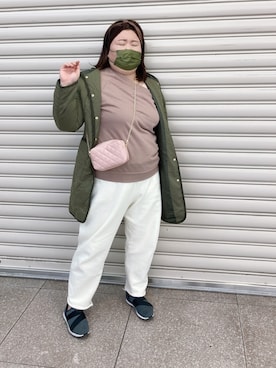 「Te chichi TERRASSE（テチチテラス）のアイテム（その他アウター）」を使った、麗園ファンタジー〇*ﾟさん（レディース・162cm）の冬コーディネート