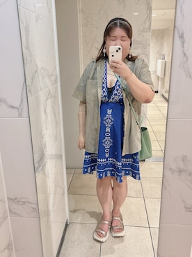 「アイテム（サンダル、ゴールド系）」を使った、麗園ファンタジー〇*ﾟさん（レディース・162cm）の秋コーディネート