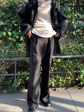 「ファッションの力を信じよう」｜「アイテム（モッズコート）」を使った、Rさん（メンズ・179cm）の冬コーディネート