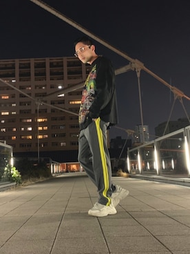 「WE11DONE（ウェルダン）のアイテム」を使った、KOTOさん（メンズ・173cm）の春コーディネート