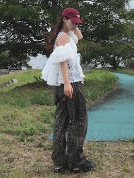 「Ritzy（リッツィー）のアイテム」を使った、あやかさん（レディース・150cm）の秋コーディネート