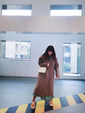 「KBF+（ケービーエフプラス）のアイテム（ジャケット/アウター）」を使った、xiaolu315さん（レディース・159cm）の秋コーディネート