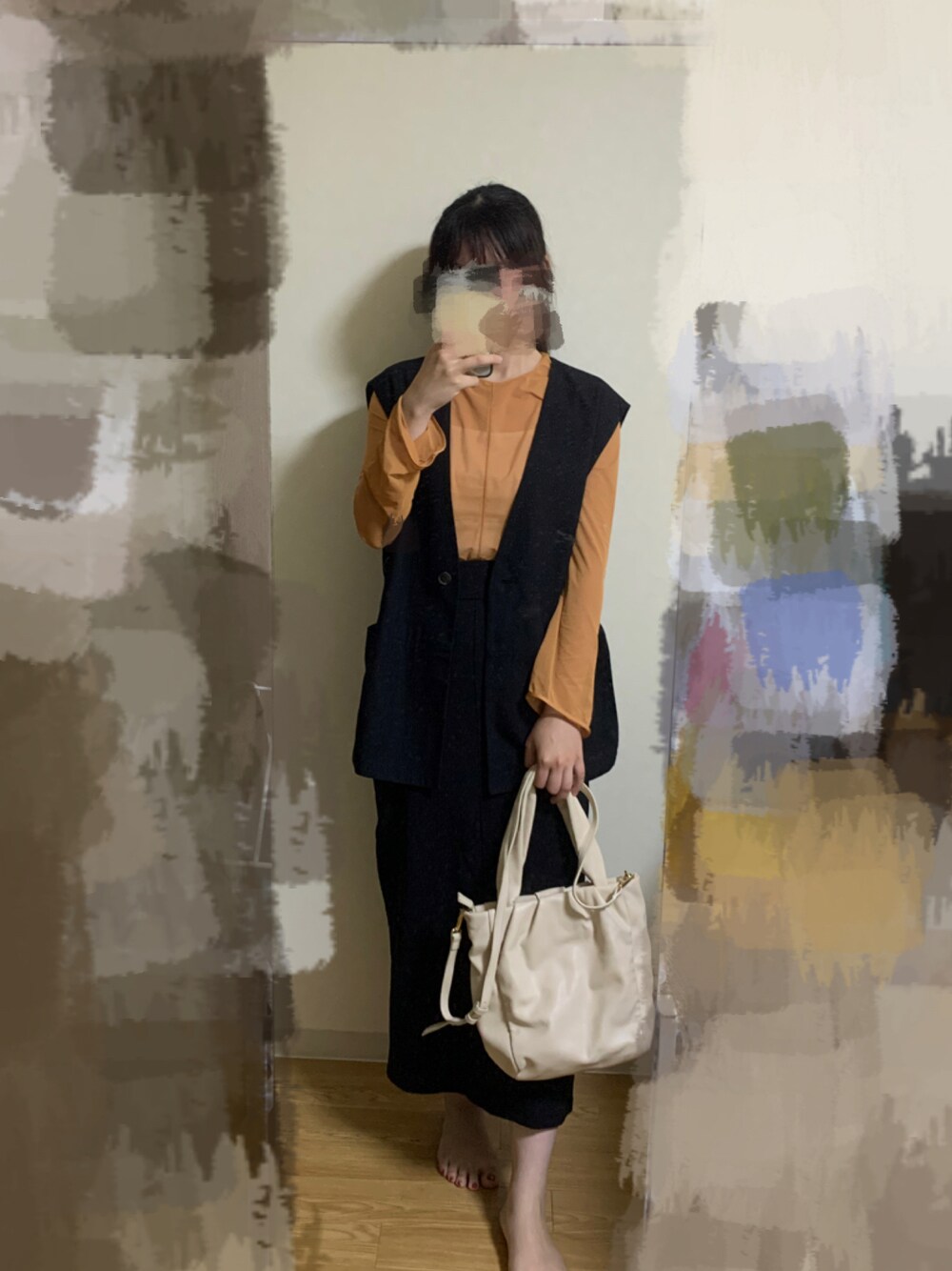 「秋コーデ、秋服準備はじめました、休日スタイル、ootd、outfit」｜「UNIQLOのアイテム（トップス、ブラウン系）」を使った、meさん（レディース・161cm）の秋コーディネートの1枚目の写真