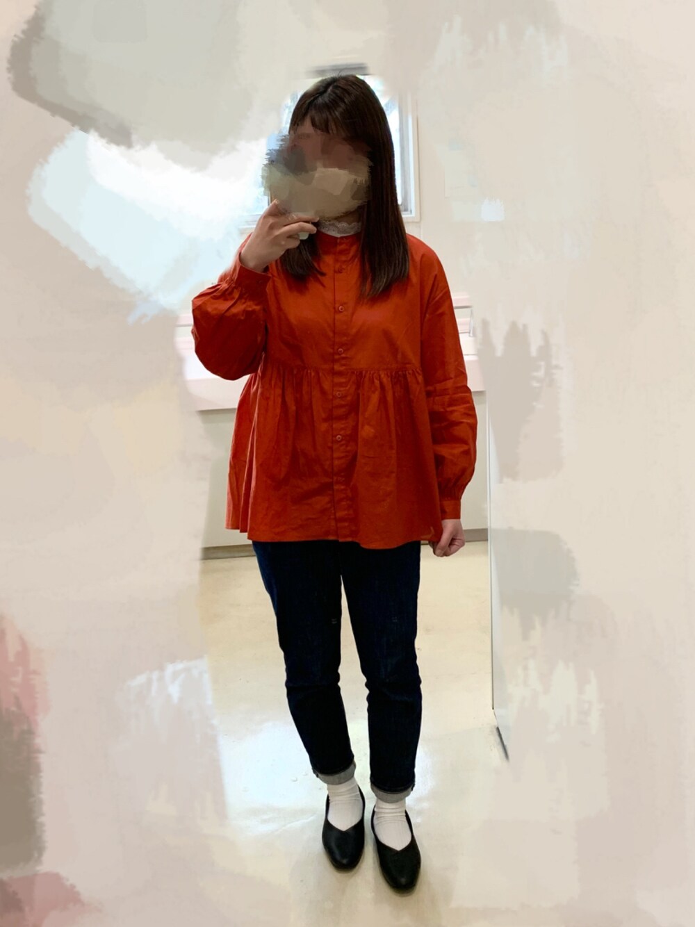 「春夏コーデ、ootd、outfit」｜「AMERICAN HOLICのテーパードデニム（デニムパンツ、ブルー系）」を使った、meさん（レディース・162cm）の春コーディネートの1枚目の写真