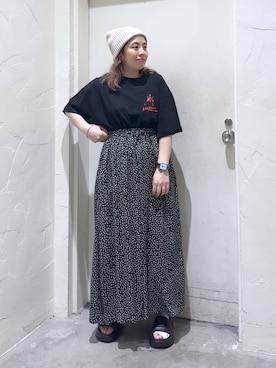 「アイテム（帽子）」を使った、__ururi__さん（レディース・156cm・30代）の夏コーディネート