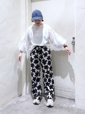 「アイテム（帽子）」を使った、__ururi__さん（レディース・156cm・30代）の夏コーディネート