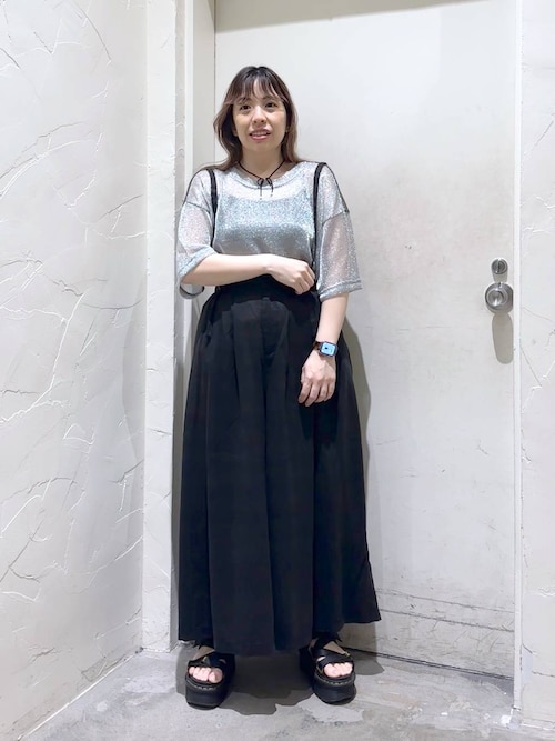 セール】[MODE NORM CORE]リヨセルデニムボリュームパンツ