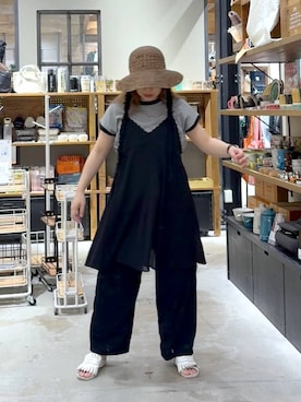 「アイテム（ワンピース/ドレス）」を使った、__ururi__さん（レディース・156cm・30代）の夏コーディネート