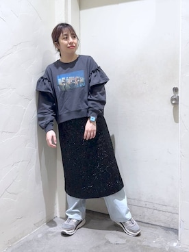 __ururi__さん（レディース・156cm）の冬コーディネート