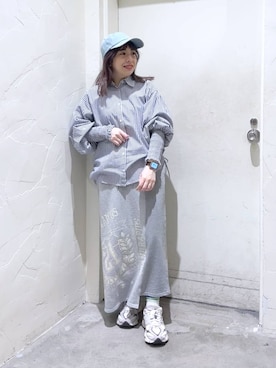 「人気アイテムをチェック！」｜「アイテム（キャップ）」を使った、__ururi__さん（レディース・156cm）の春コーディネート