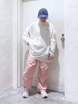 「人気アイテムをチェック！」｜「アイテム（キャップ）」を使った、__ururi__さん（レディース・156cm）の春コーディネート