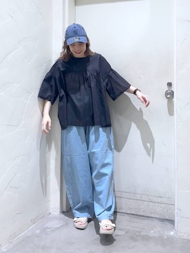 「アイテム（帽子）」を使った、__ururi__さん（レディース・156cm・30代）の春コーディネート