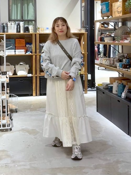 クロシェコンビプルオーバー（スウェット）｜niko and