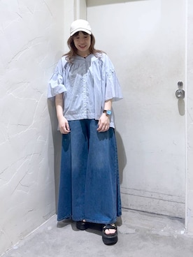 「アイテム（帽子）」を使った、__ururi__さん（レディース・156cm・30代）の春コーディネート