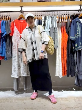 「アイテム（シャツ/ブラウス）」を使った、__ururi__さん（レディース・156cm・30代）の夏コーディネート