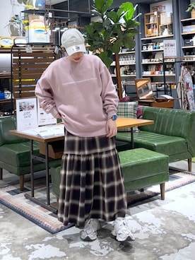「アイテム（スウェット）」を使った、__ururi__さん（レディース・156cm・30代）の秋コーディネート