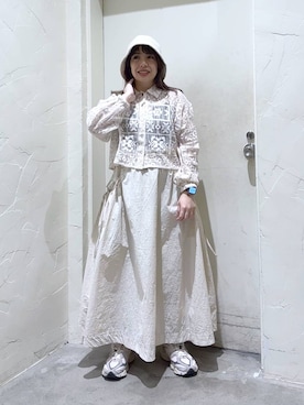 「アイテム（帽子）」を使った、__ururi__さん（レディース・156cm・30代）の春コーディネート