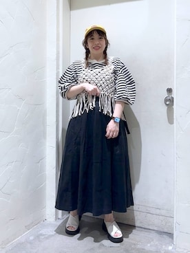 「アイテム（帽子）」を使った、__ururi__さん（レディース・156cm・30代）の春コーディネート