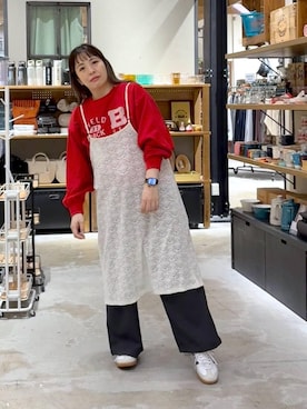 「アイテム（ワンピース/ドレス）」を使った、__ururi__さん（レディース・156cm・30代）の冬コーディネート