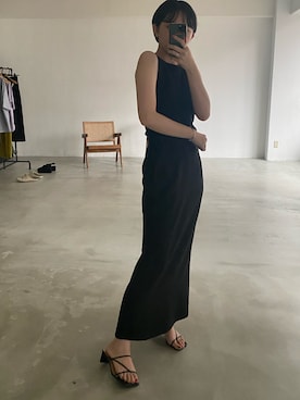 「アイテム（タンクトップ）」を使った、sakiさん（レディース・168cm）の夏コーディネート