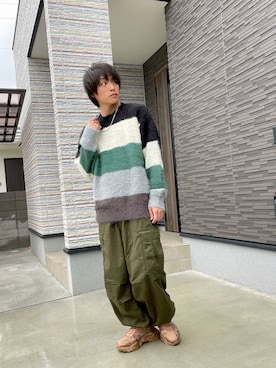 空飛ぶぺんぎんさん（メンズ・175cm）の春コーディネート