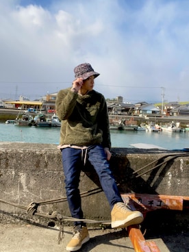 空飛ぶぺんぎんさん(メンズ・175cm)の冬コーディネート