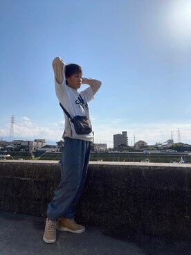 空飛ぶぺんぎんさん（メンズ・175cm）の春コーディネート