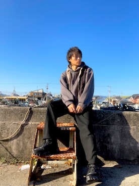 空飛ぶぺんぎんさん（メンズ・175cm）の冬コーディネート