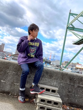 空飛ぶぺんぎんさん（メンズ・175cm）の冬コーディネート